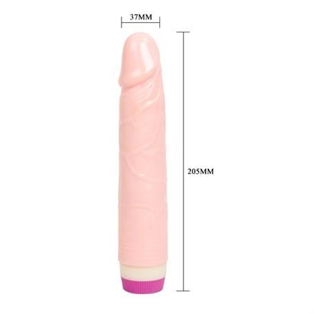 Vibratör Çeşitleri20 cm Titreşimli Realistik Vibratör Penis DildoLilituShop