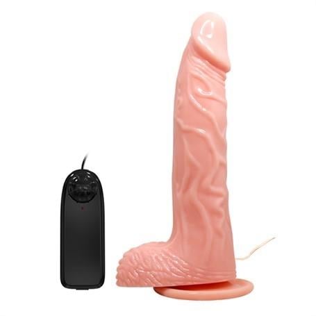 Belden Bağlamalı Penisler20,5 cm Belden Bağlamalı Oynar Başlı Titreşimli Realistik Vibratör Penis - Rota DongLilituShop