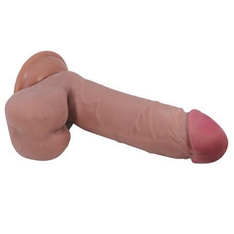 Realistik Penisler20,5 cm Çift Katmanlı Gerçekçi Dildo PenisLilituShop