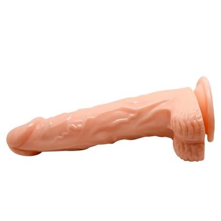 Realistik Penisler20,5 cm Isıtma Özellikli Oynar Başlı Kumandalı Titreşimli DildoLilituShop