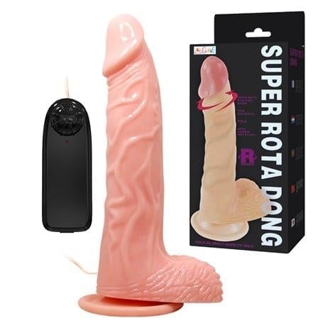 Realistik Penisler20,5 cm Oynar Başlı Titreşimli Realistik Vibratör Penis - Rota DongLilituShop