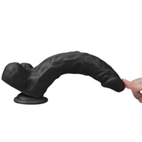 Belden Bağlamalı Penisler21 cm Belden Bağlamalı Gerçekçi Silikon Vantuzlu Zenci Penis - XSwordLilituShop