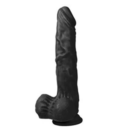 Belden Bağlamalı Penisler21 cm Belden Bağlamalı Titreşimli Gerçekçi Silikon Zenci Penis SetLilituShop