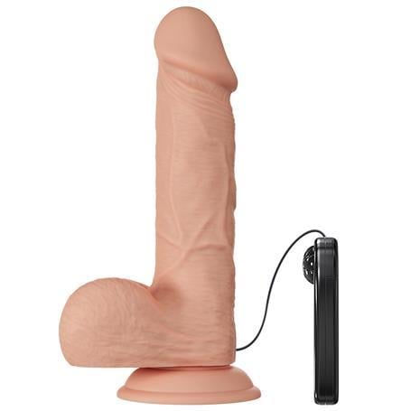 Realistik Penisler21,8 cm Titreşimli Gerçekçi Kalın Dildo Penis - BahamutLilituShop