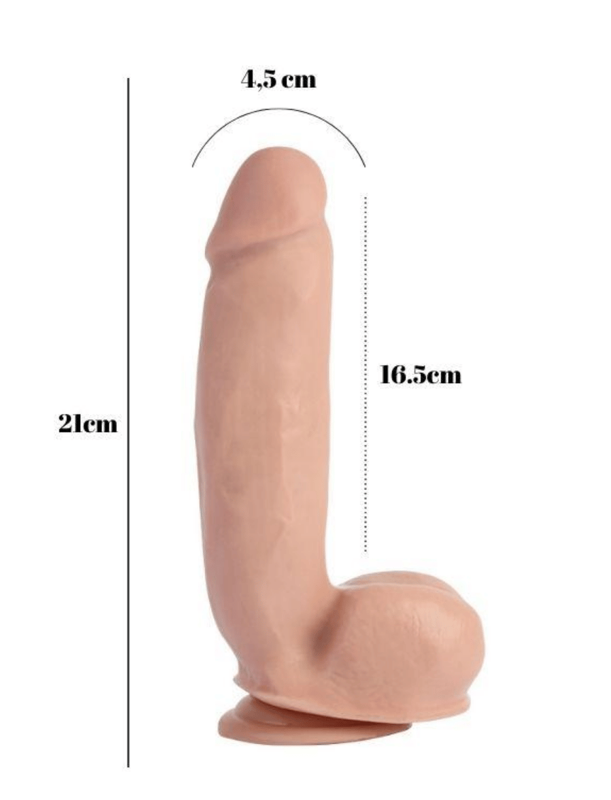 Realistik Dildolar21cm Kıkırdaklı Gerçekçi DildoElisium