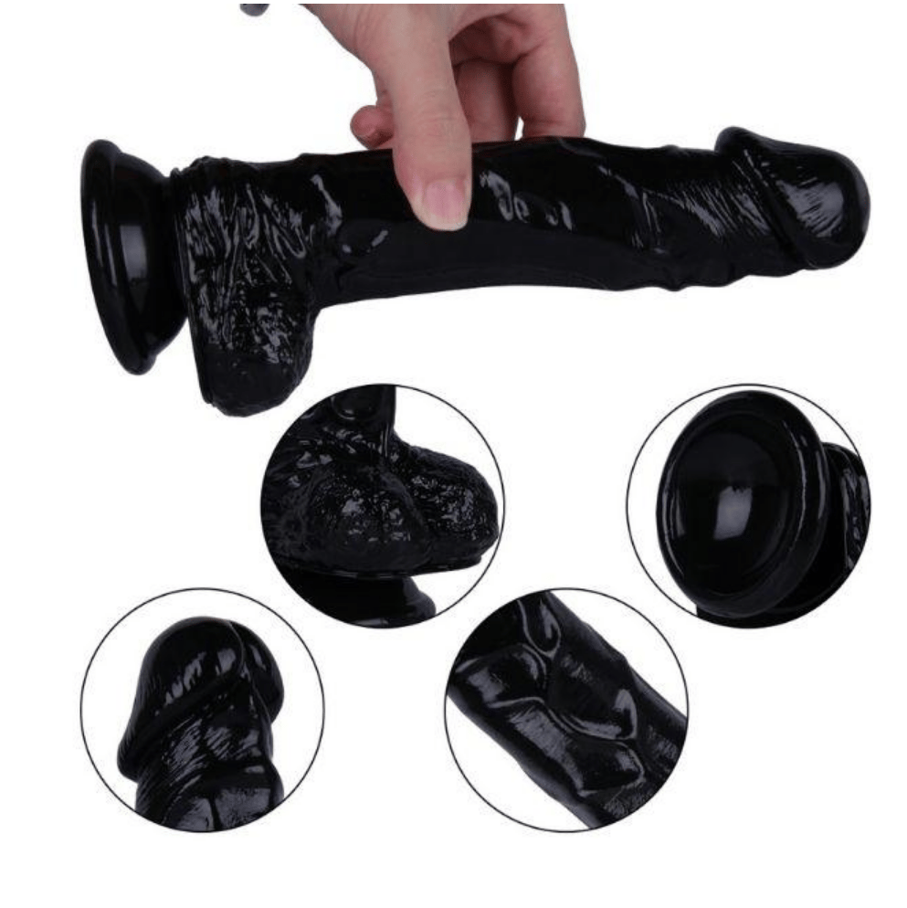 Realistik Dildolar21cm Siyah DildoElisium