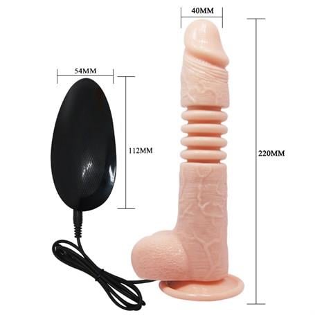 Realistik Penisler22 cm İleri Geri Hareketli Gerçekçi Silikon Vantuzlu PenisLilituShop