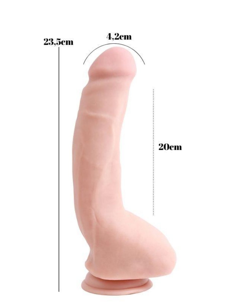 Realistik Dildolar23.5cm Kıkırdaklı Gerçekçi DildoElisium