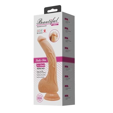 Realistik Penisler27 cm Titreşimli Gerçekçi Kalın Dildo Penis - JackLilituShop