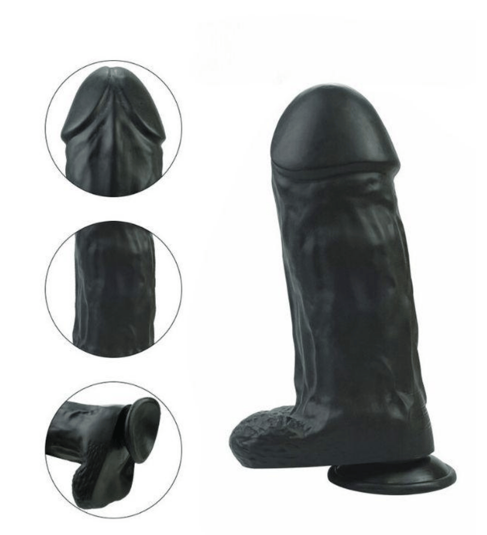 Realistik Dildolar27cm Siyah DildoElisium