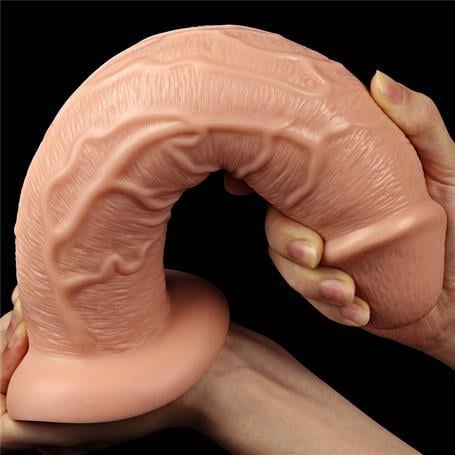 Realistik Penisler28 cm Gerçekçi Testissiz Kalın Dildo PenisLilituShop