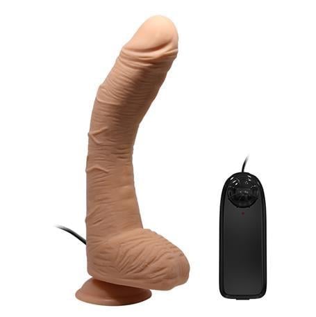 Realistik Penisler28 cm Titreşimli Gerçekçi Kalın Dildo Penis - AlexLilituShop