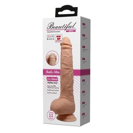Realistik Penisler28 cm Titreşimli Gerçekçi Kalın Dildo Penis - DickLilituShop