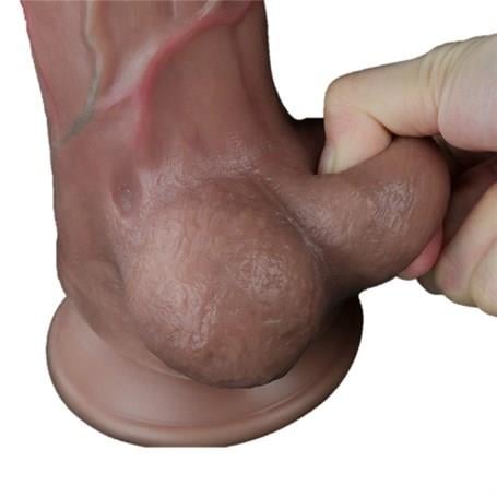 Realistik Penisler29,5 cm Yeni Nesil Çift Katmanlı Gerçekçi Kalın Dildo PenisLilituShop