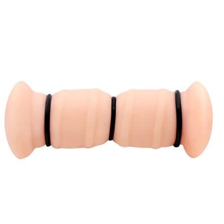Vajina Ve Mastürbatör3 Boyutlu Çift Taraflı Titreşimli Suni Vajinal Mastürbatör - EmmaLilituShop