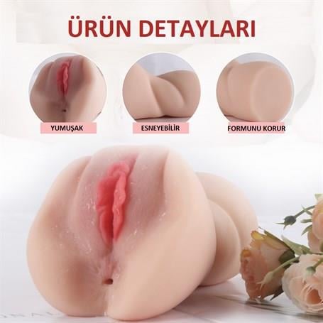 Vajina Ve Mastürbatör3 Boyutlu Gerçekçi Anal & Vajinal Masturbatör - CarrieLilituShop