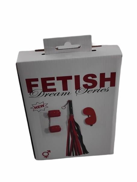 Fetish Fantezi Ürünleri3 Parçadan Oluşan Mükemmel Fetiş Koleksiyon Set KırmızıLilituShop