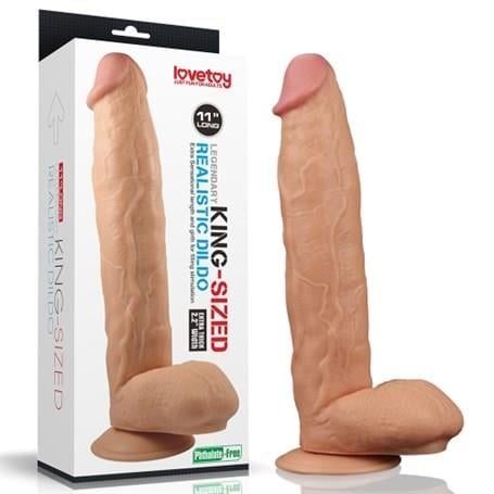 Realistik Penisler30 cm Gerçekçi Ekstra Uzun & Kalın Dildo Penis - King SizedLilituShop