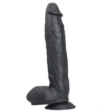 Belden Bağlamalı Penisler31 cm Belden Bağlamalı Vantuzlu Realistik Zenci Penis Anal Vajinal DildoLilituShop