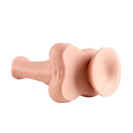 Realistik Penisler33 cm Et Dokulu Gerçekçi Çift Katmanlı Sünnetsiz Silikon Penis - Horse Power 2LilituShop