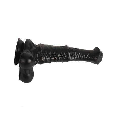 Realistik Penisler33 cm Et Dokulu Gerçekçi Çift Katmanlı Sünnetsiz Silikon Zenci Penis - Horse Power 2LilituShop