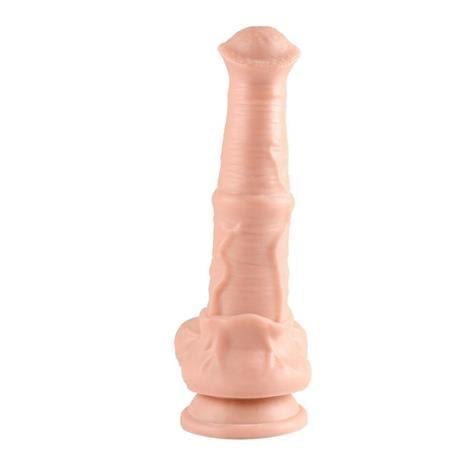Realistik Penisler43 cm Et Dokulu Gerçekçi Çift Katmanlı Sünnetsiz Silikon Penis - Horse Power 3LilituShop