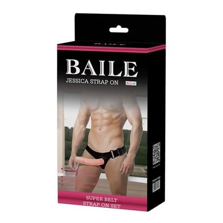 Belden Bağlamalı Penisler7,5 cm Dolgulu Titreşimli Protez StraponLilituShop