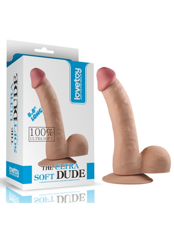 Realistik Dildolar8.8 İnç 22 cm The Ultra Soft Dude PenisElisium