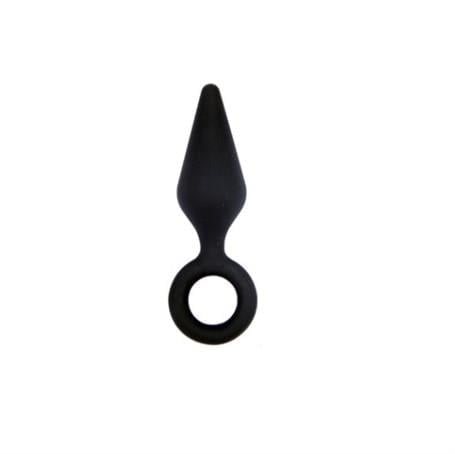 Anal Fantezi Ürünleri8,7 cm Halkalı Silikon Anal Tıkaç (Plug)LilituShop