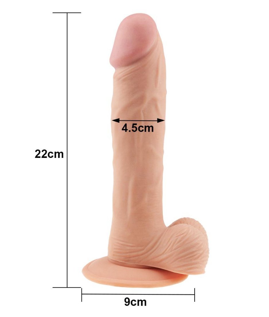 Realistik Dildolar9İnç 23 cm The Ultra Soft Dude DildoElisium