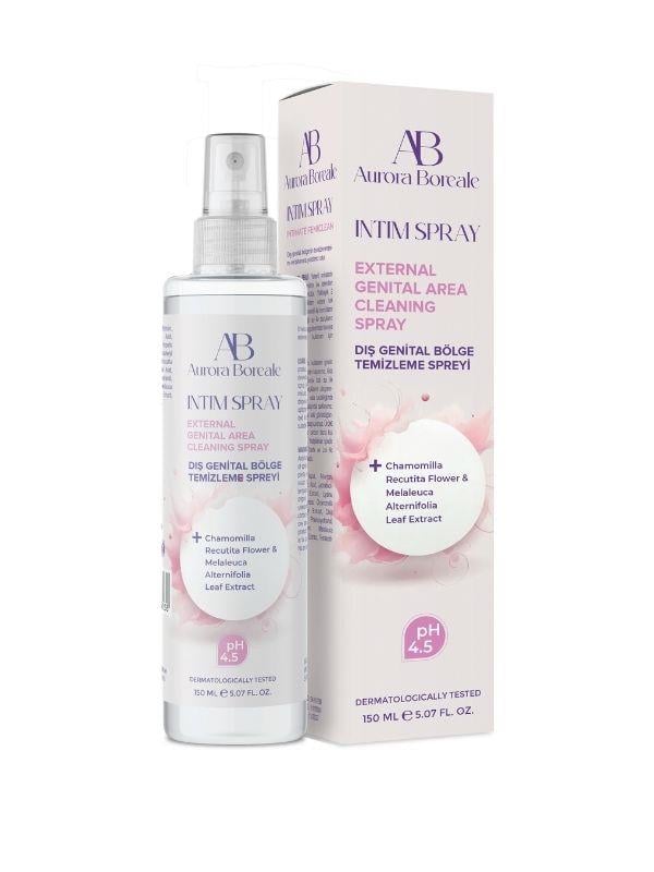 Kadınlara Özel ÜrünlerAurora Boreale 150 Ml İntim Sprey Dış Genital Bölge Temizleme SpreyiElisium