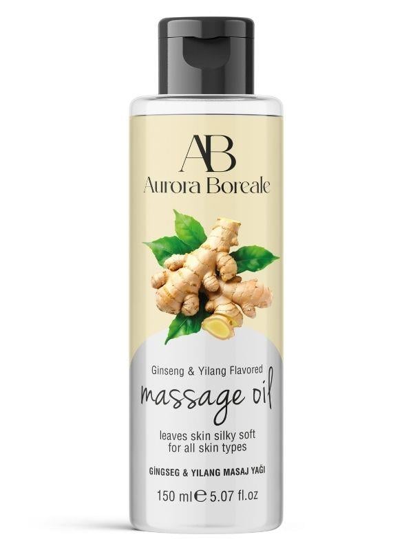Masaj Mumu ve Masaj YağlarıAurora Boreale Ginseng Aromalı Masaj Yağı 150 MLElisium