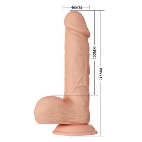 Belden Bağlamalı PenislerBelden Bağlamalı 21.8 cm Gerçekçi Kalın Dildo Penis - BahamutLilituShop