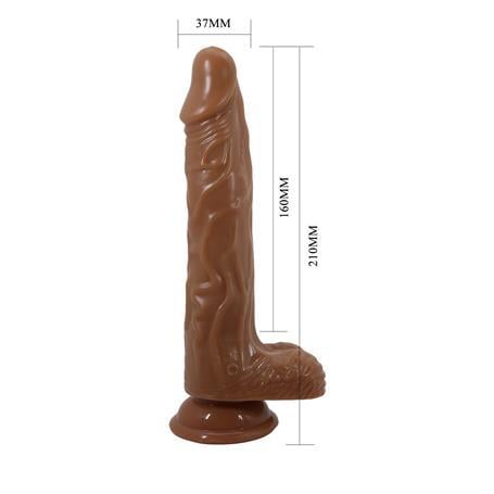 Belden Bağlamalı PenislerBelden Bağlamalı 21 cm İleri Geri Hareketli Uzaktan Kumandalı Gerçekçi Vantuzlu Melez Penis - BodachLilituShop
