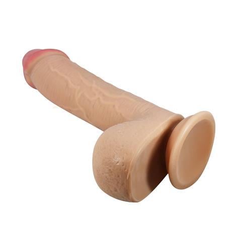 Belden Bağlamalı PenislerBelden Bağlamalı 23,4 cm Çift Katmanlı Gerçekçi Dildo PenisLilituShop