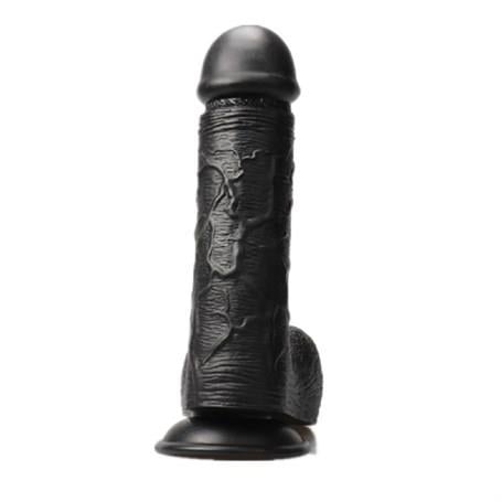 Belden Bağlamalı PenislerBelden Bağlamalı 24 cm Dev Boy Realistik Vantuzlu Zenci Dildo PenisLilituShop