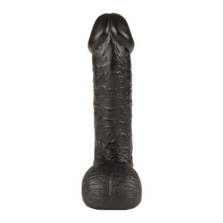 Belden Bağlamalı PenislerBelden Bağlamalı 27,5 cm Dev Boy Realistik Vantuzlu Zenci Dildo PenisLilituShop