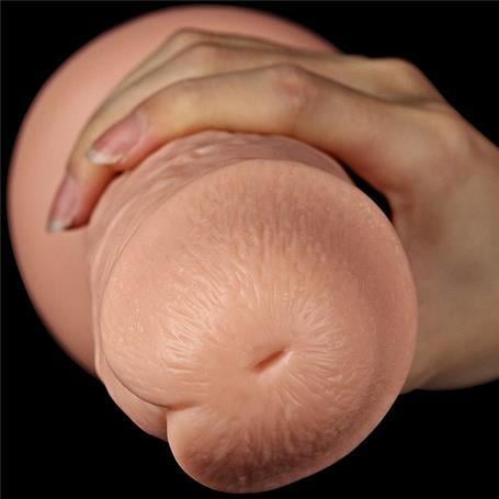 Belden Bağlamalı PenislerBelden Bağlamalı 28 cm Gerçekçi Testissiz Kalın Dildo PenisLilituShop