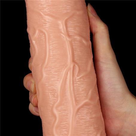 Belden Bağlamalı PenislerBelden Bağlamalı 28 cm Gerçekçi Testissiz Kalın Dildo PenisLilituShop