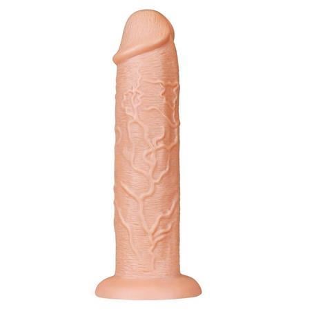 Belden Bağlamalı PenislerBelden Bağlamalı 28 cm Gerçekçi Testissiz Kalın Dildo PenisLilituShop