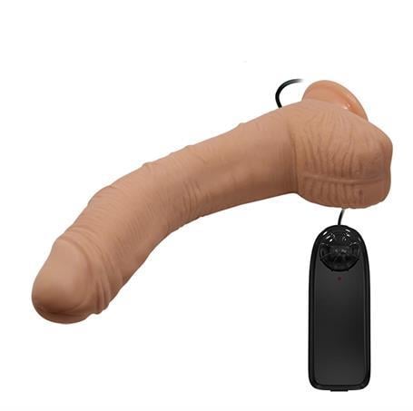 Belden Bağlamalı PenislerBelden Bağlamalı 28 cm Titreşimli Gerçekçi Kalın Dildo Penis - AlexLilituShop