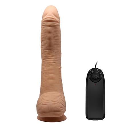 Belden Bağlamalı PenislerBelden Bağlamalı 28 cm Titreşimli Gerçekçi Kalın Dildo Penis - AlexLilituShop