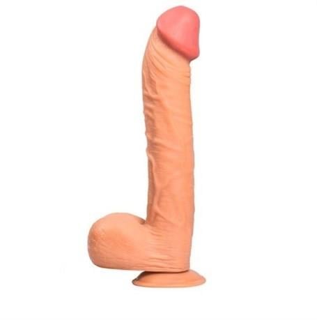 Belden Bağlamalı PenislerBelden Bağlamalı 31,5 cm Dev Boy Realistik Vantuzlu Dildo PenisLilituShop