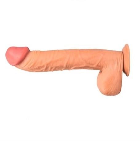 Belden Bağlamalı PenislerBelden Bağlamalı 31,5 cm Dev Boy Realistik Vantuzlu Dildo PenisLilituShop