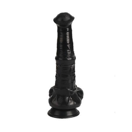 Belden Bağlamalı PenislerBelden Bağlamalı 33 cm Et Dokulu Gerçekçi Çift Katmanlı Sünnetsiz Silikon Zenci Penis - Horse Power 2LilituShop