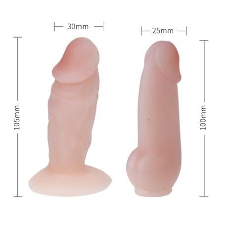 Belden Bağlamalı PenislerBelden Bağlamalı İçi Dolu Çift Strapon PenisLilituShop