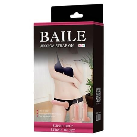 Belden Bağlamalı PenislerBelden Bağlamalı İçi Dolu Çift Strapon PenisLilituShop