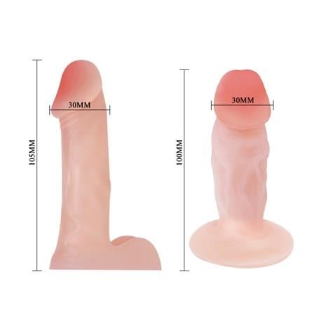 Belden Bağlamalı PenislerBelden Bağlamalı İçi Dolu Çift Strapon PenisLilituShop
