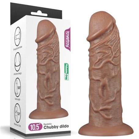 Belden Bağlamalı PenislerBelden Bağlamalı Yeni Nesil Çift Katmanlı 26,6 cm Realistik Kalın Dildo Melez PenisLilituShop