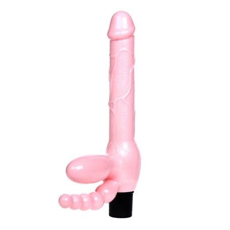 Belden Bağlamalı PenislerÇift Taraflı Strapon Belden Bağlamalı G-Spot Vibratör Anal PlugLilituShop